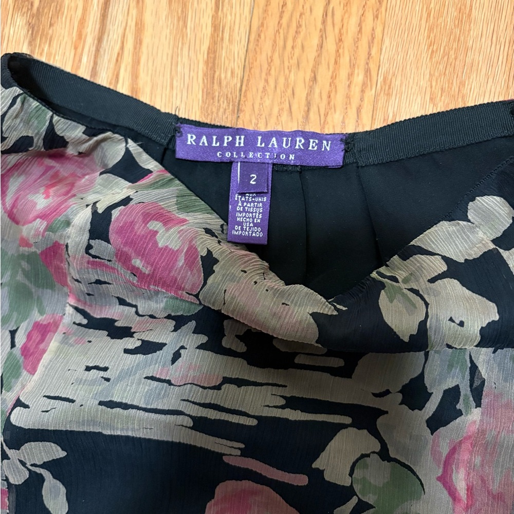 Ralph Lauren Purple Label 100% silk maxi skirt
